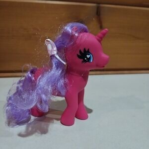 Gi-Go Wonder Pony Land Pink w/ Purple Hair, Heart Symbol 3-16-B1 Horse